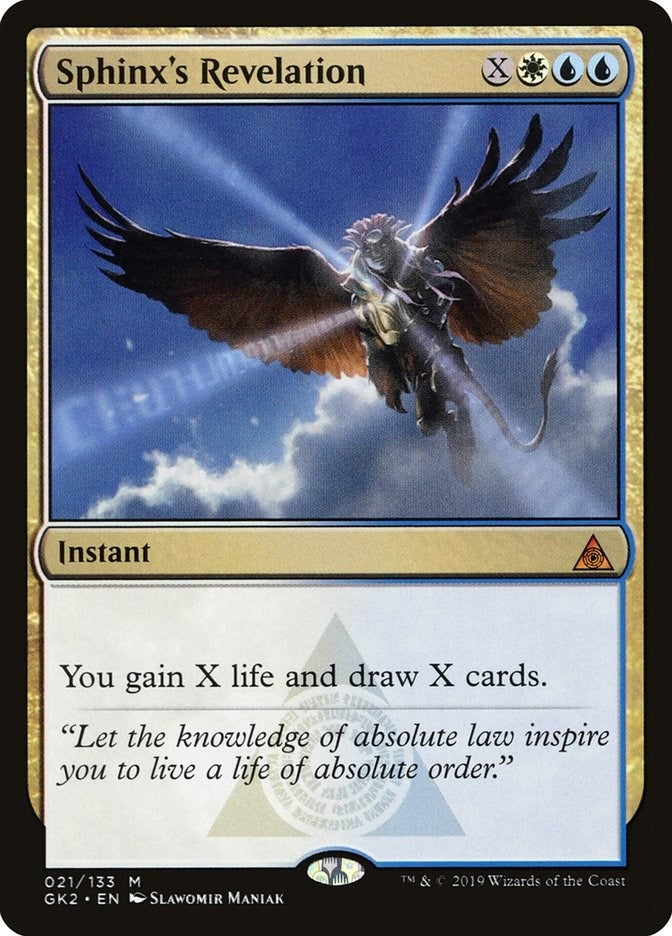Sphinx's Revelation (21) (Ravnica Allegiance: Guild Kits)