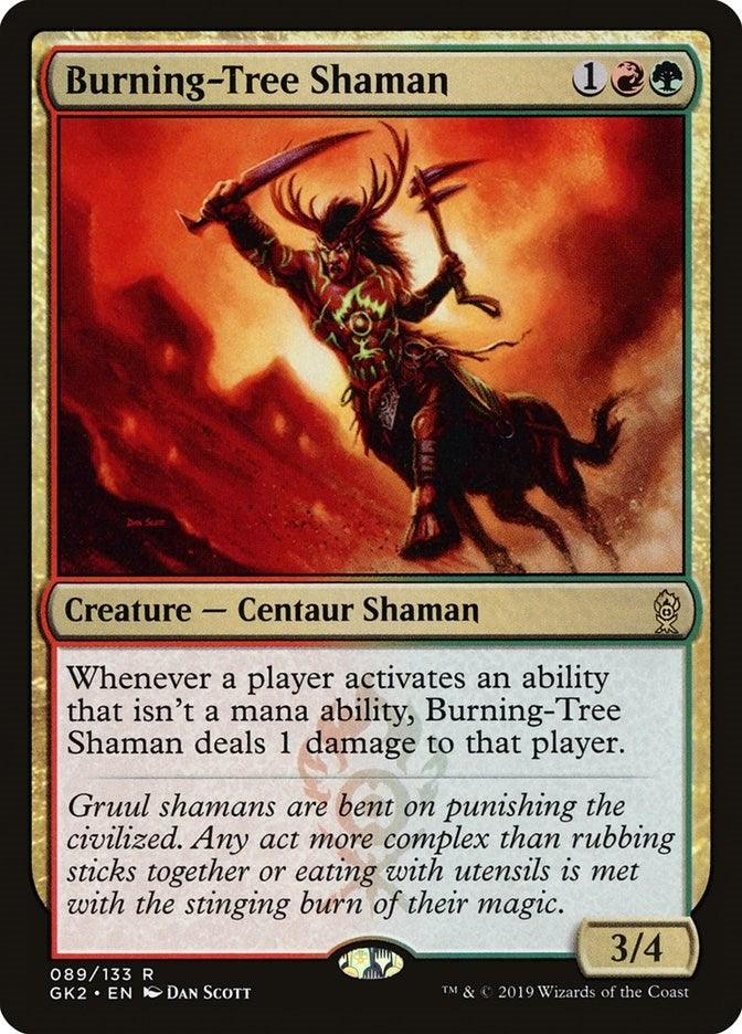 Burning-Tree Shaman (89) (Ravnica Allegiance: Guild Kits)