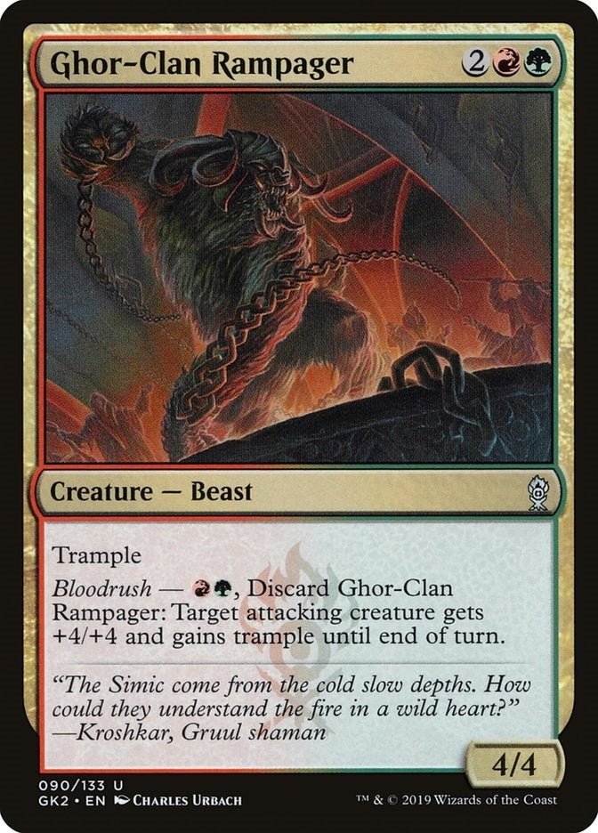 Ghor-Clan Rampager (90) (Ravnica Allegiance: Guild Kits)