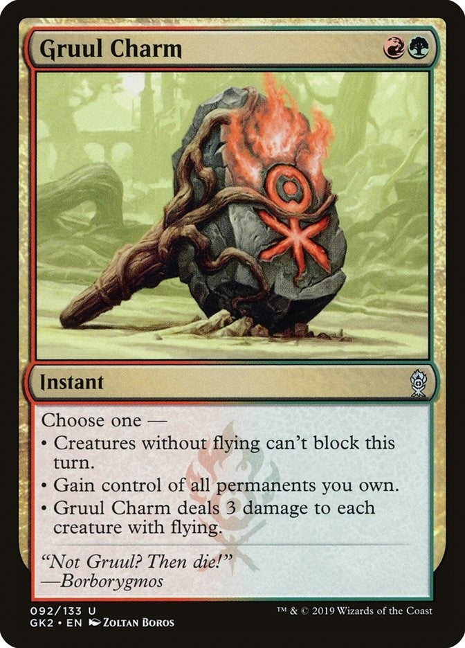 Gruul Charm (92) (Ravnica Allegiance: Guild Kits)