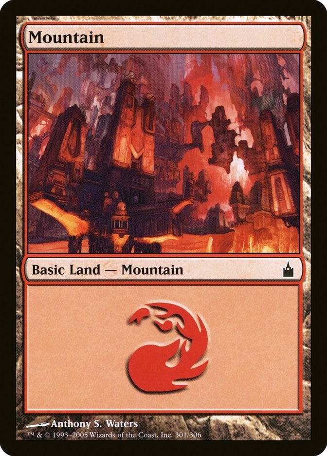 Mountain (301) (301) (Ravnica: City of Guilds)