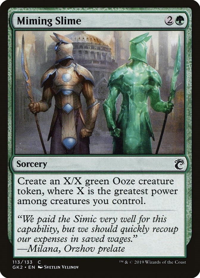 Miming Slime (113) (Ravnica Allegiance: Guild Kits)