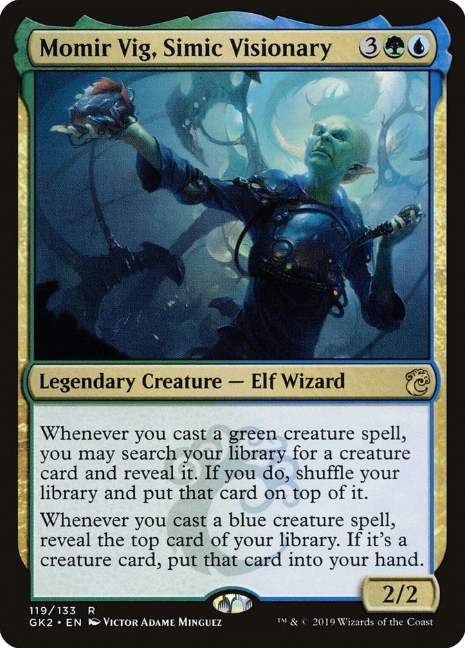 Momir Vig, Simic Visionary (119) (Ravnica Allegiance: Guild Kits)