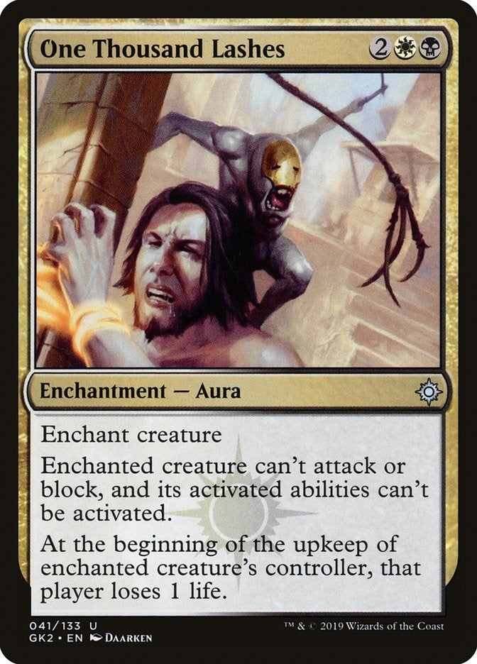One Thousand Lashes (41) (Ravnica Allegiance: Guild Kits)