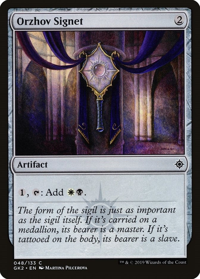 Orzhov Signet (48) (Ravnica Allegiance: Guild Kits)