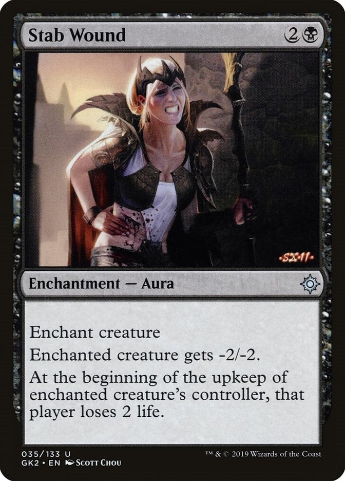 Stab Wound (35) (Ravnica Allegiance: Guild Kits)