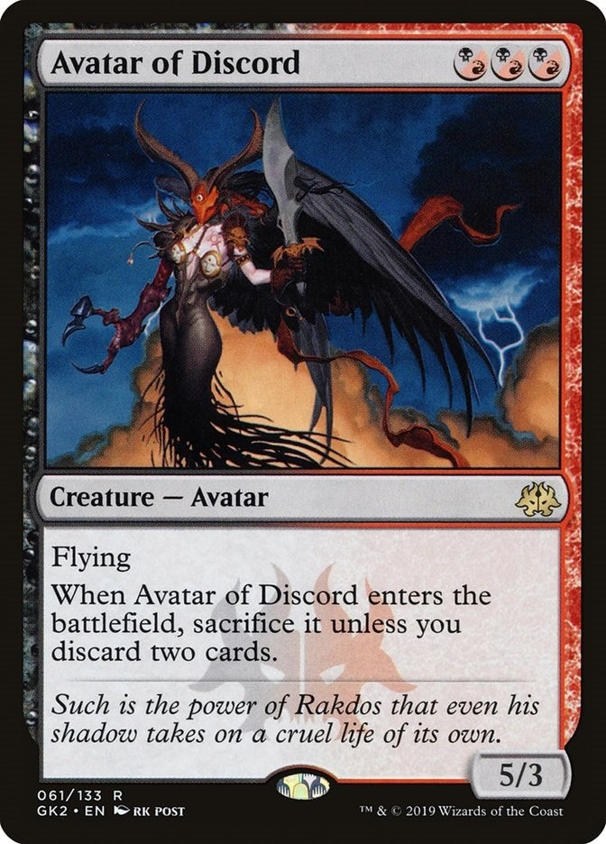 Avatar of Discord (61) (Ravnica Allegiance: Guild Kits)
