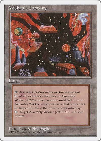 Mishra's Factory (Fourth Edition)