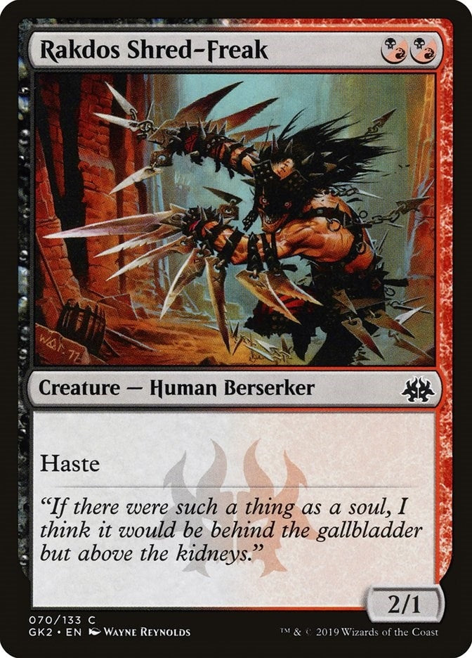 Rakdos Shred-Freak (70) (Ravnica Allegiance: Guild Kits)