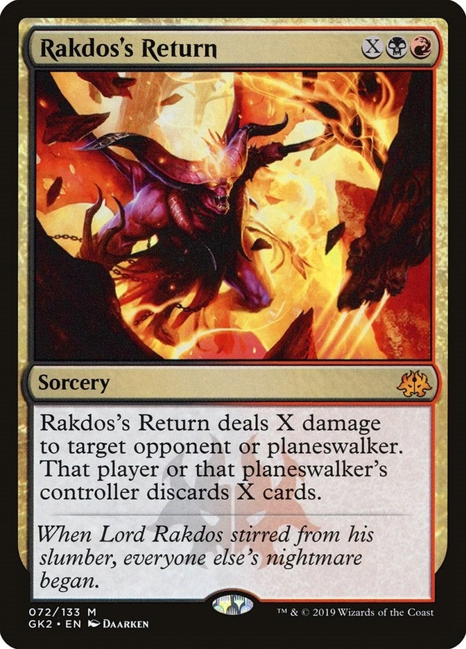 Rakdos's Return (72) (Ravnica Allegiance: Guild Kits)