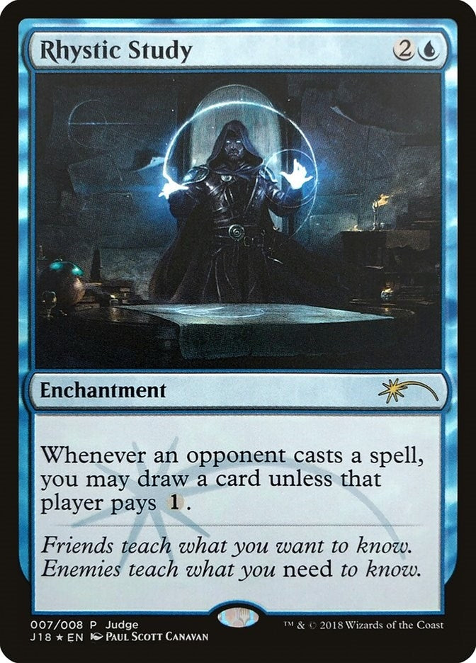 Rhystic Study (7) (Judge Promos)
