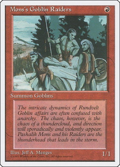Mons's Goblin Raiders (Fourth Edition)