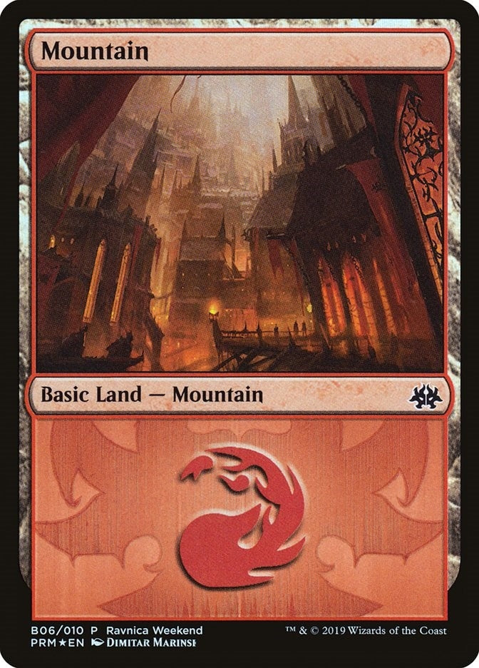 Mountain - Rakdos (B06) (6) (Launch Party & Release Event Promos)