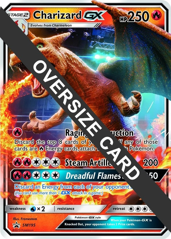 Image for Charizard GX - SM195 (SM Black Star Promo) (SM195) (Jumbo Cards) - Pokemon