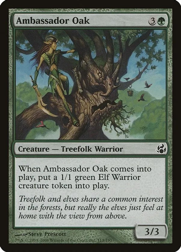 Ambassador Oak (Morningtide) (113) (Oversize Cards)