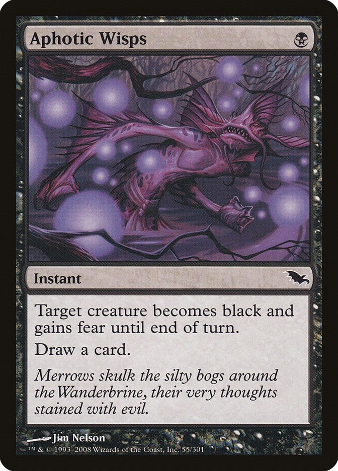 Aphotic Wisps (55) (Shadowmoor)