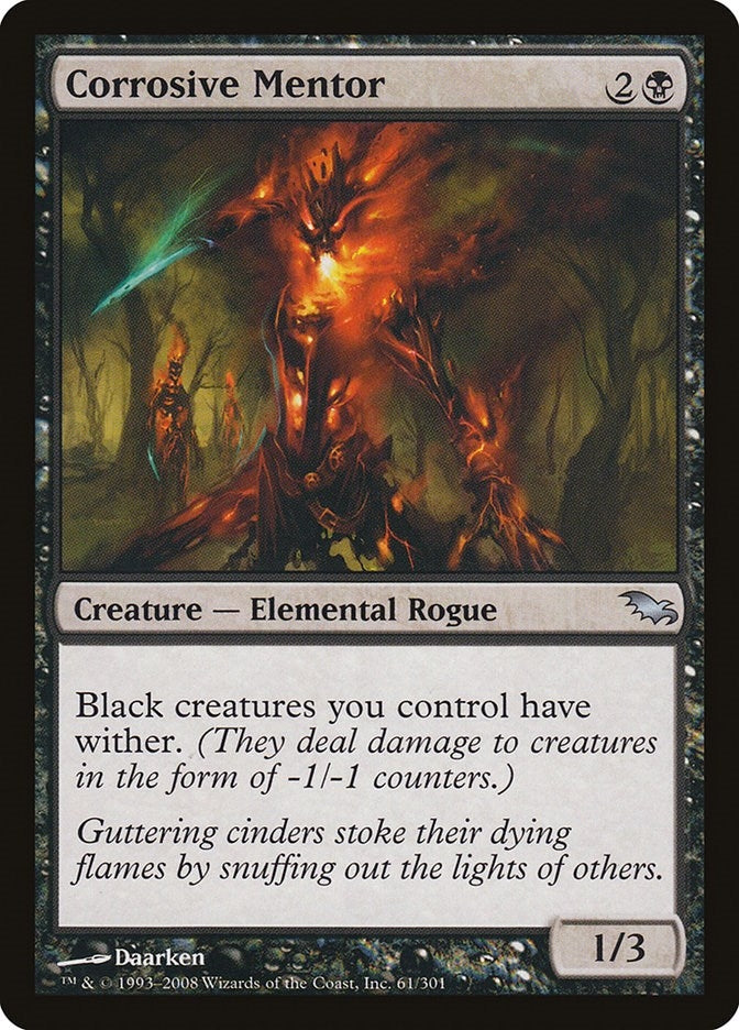 Corrosive Mentor (61) (Shadowmoor)
