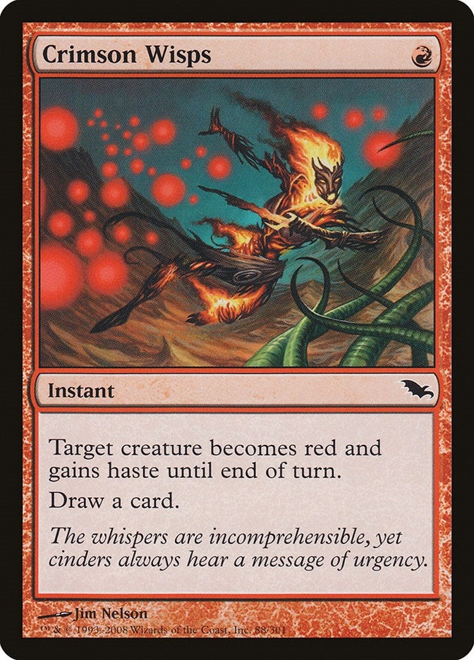 Crimson Wisps (88) (Shadowmoor)