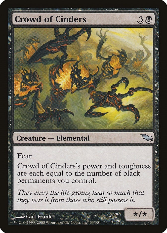 Crowd of Cinders (63) (Shadowmoor)