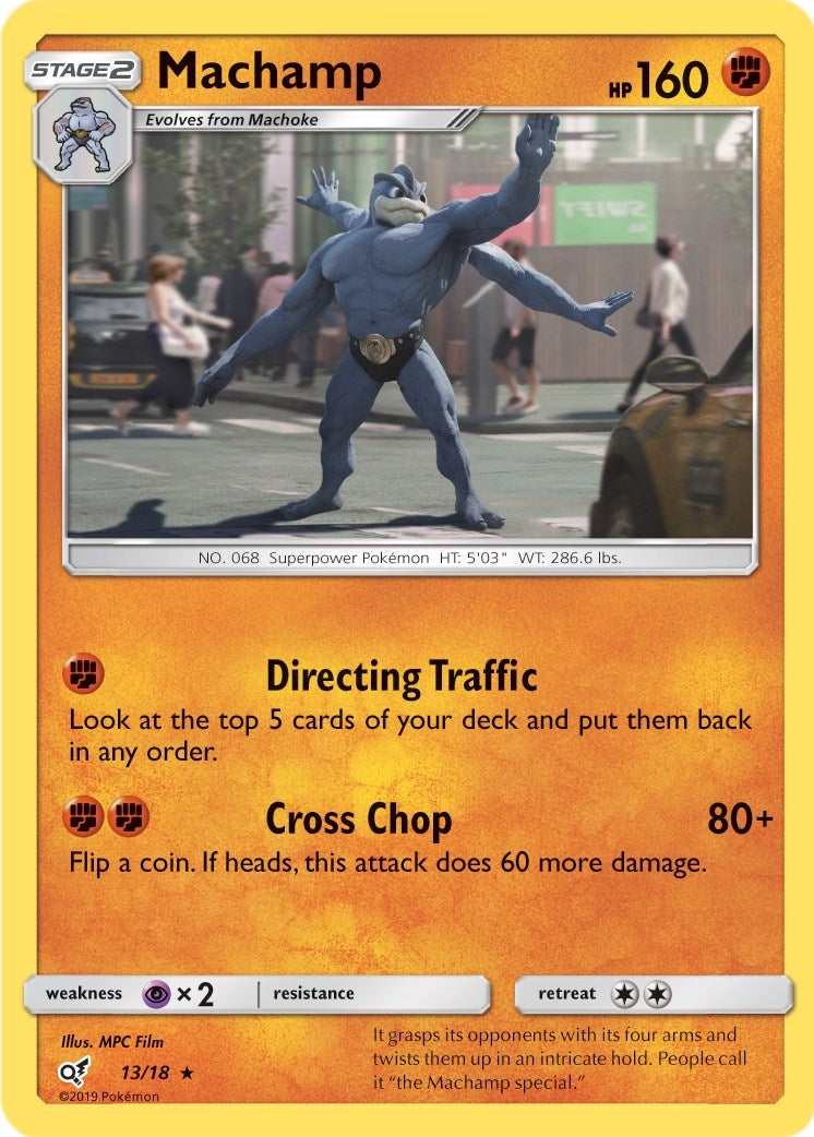 Image for Machamp (13/18) (Detective Pikachu) - Pokemon