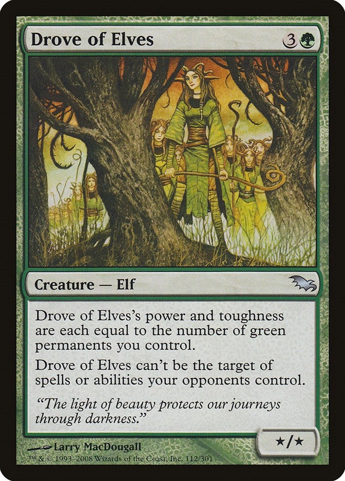 Drove of Elves (112) (Shadowmoor)
