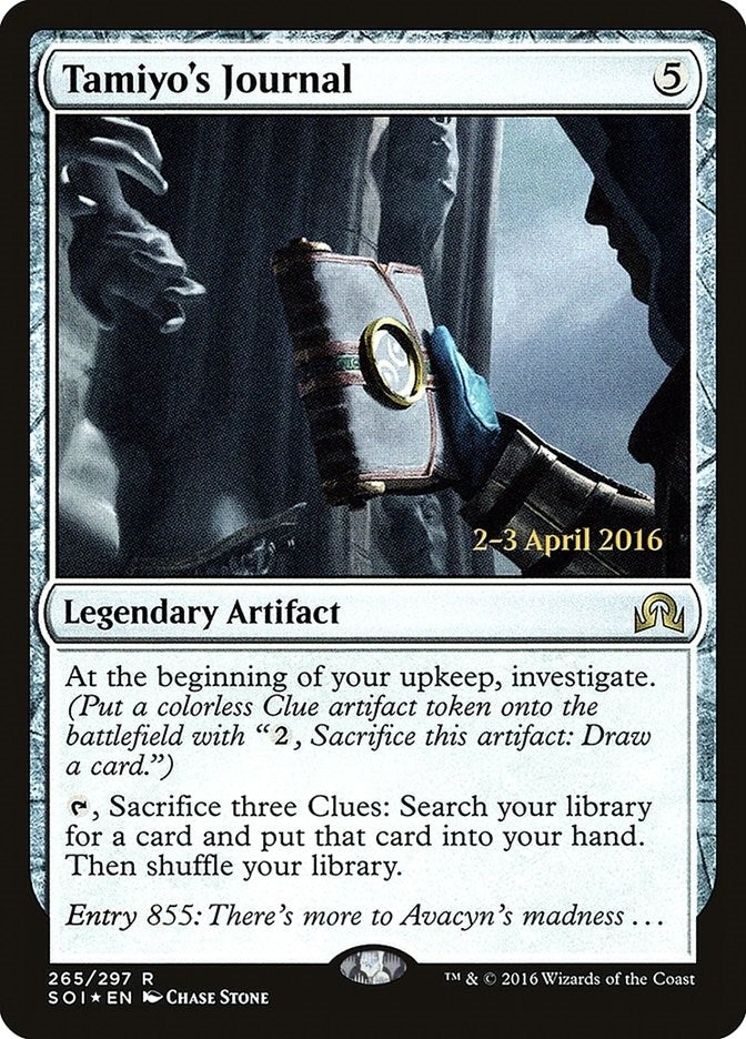 Tamiyo's Journal (Entry 855) (265) (Prerelease Cards)