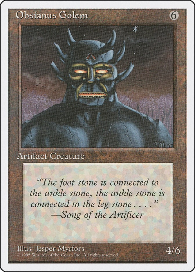 Obsianus Golem (Fourth Edition)