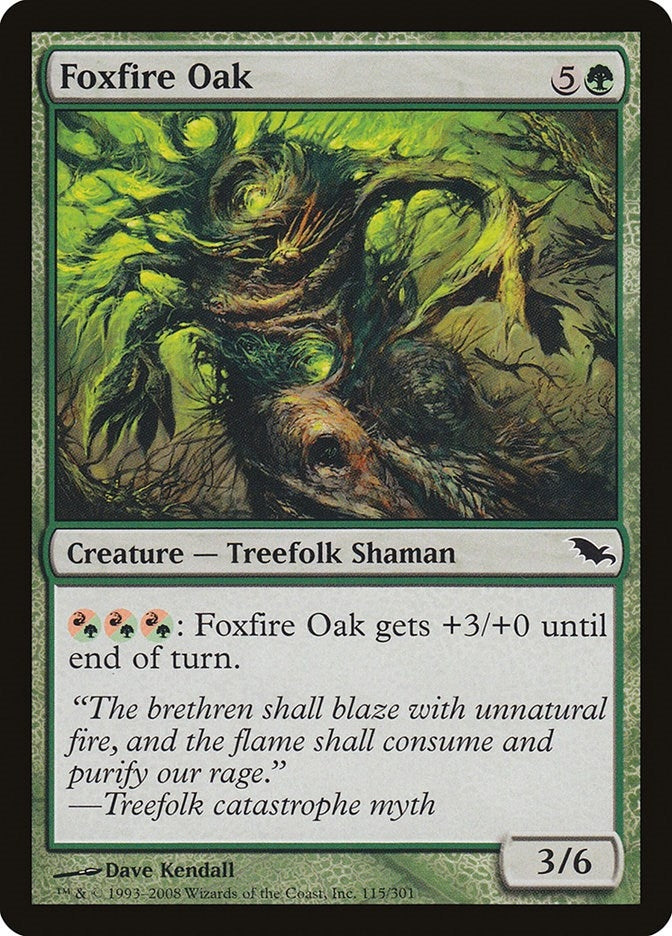Foxfire Oak (115) (Shadowmoor)