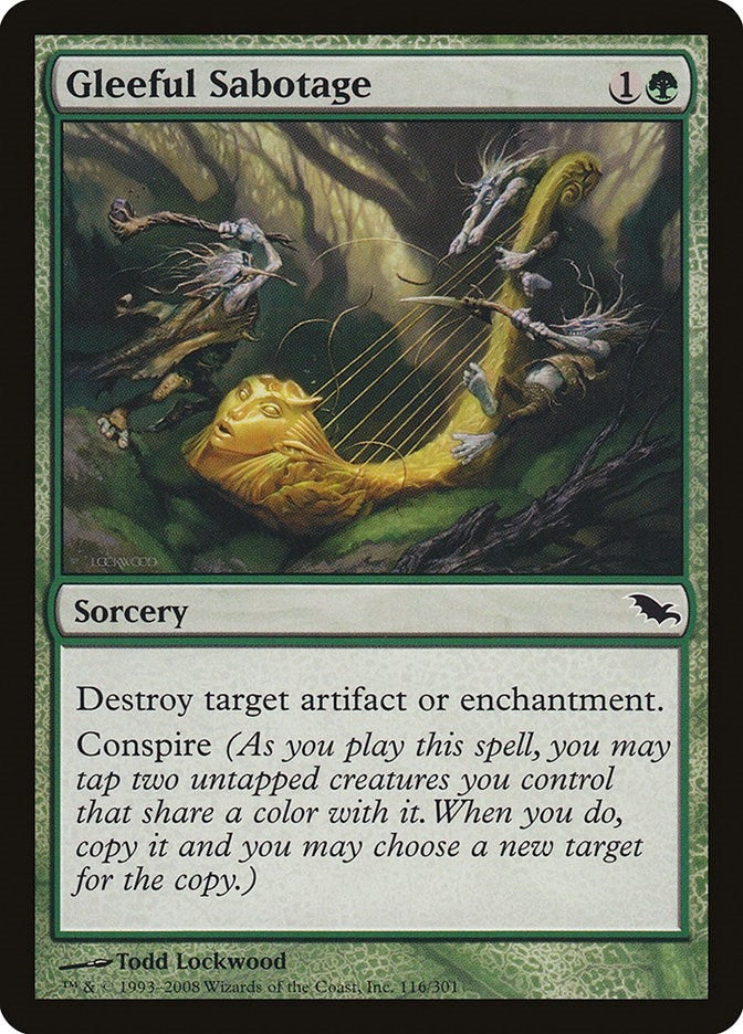 Gleeful Sabotage (116) (Shadowmoor)