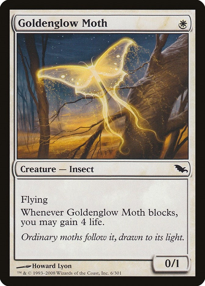 Goldenglow Moth (6) (Shadowmoor)