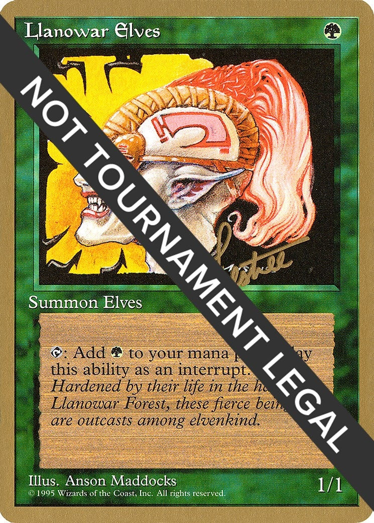 Llanowar Elves - 1996 Bertrand Lestree (4ED) (World Championship Decks)