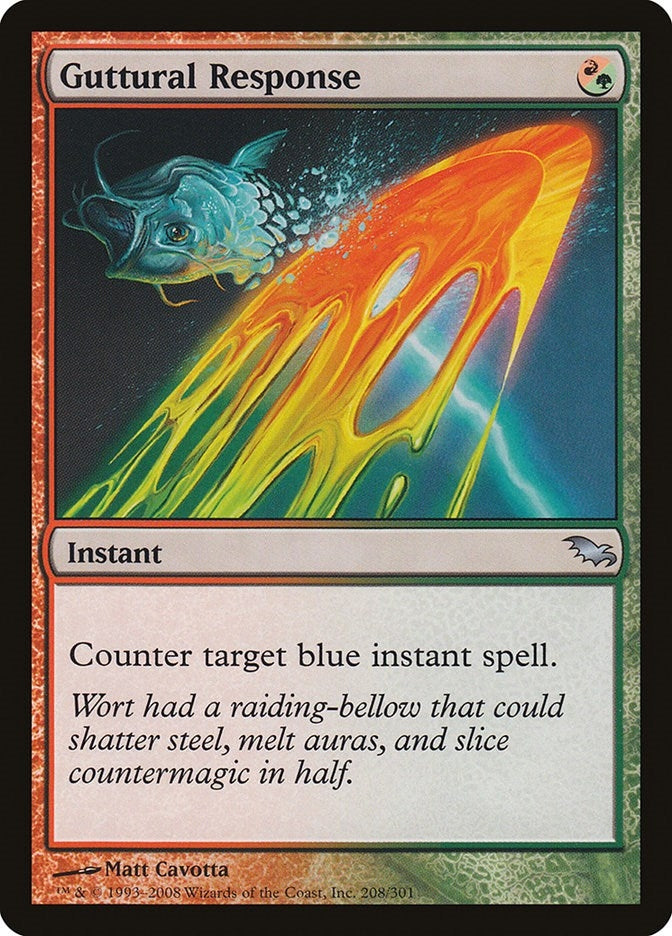 Guttural Response (208) (Shadowmoor)