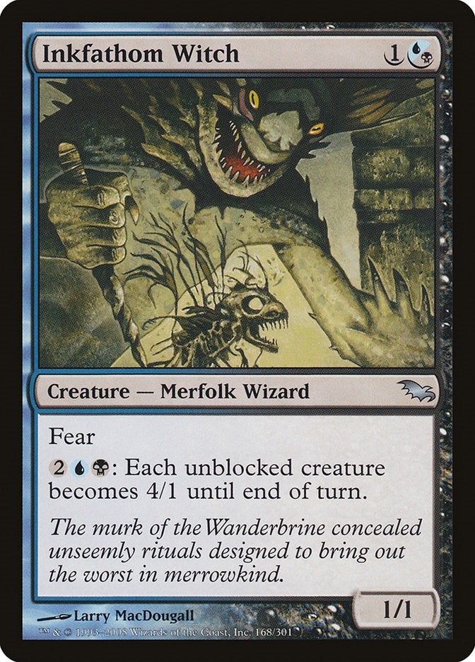 Inkfathom Witch (168) (Shadowmoor)