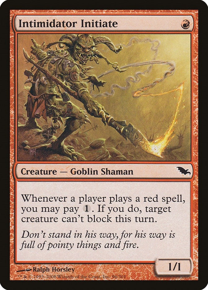 Intimidator Initiate (96) (Shadowmoor)