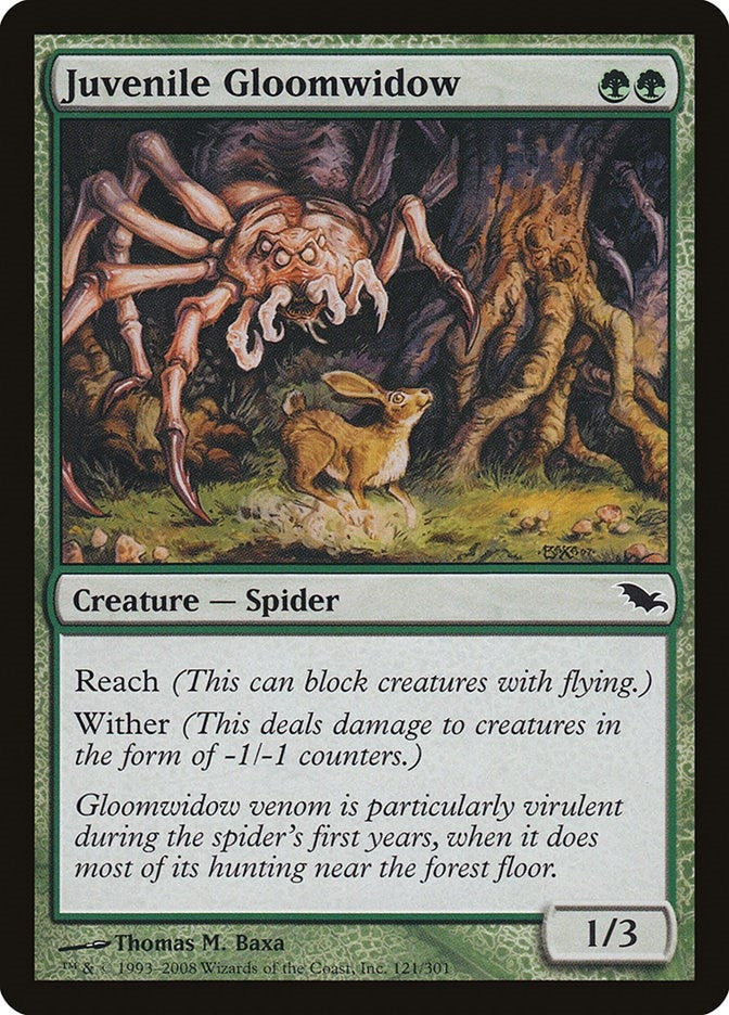 Juvenile Gloomwidow (121) (Shadowmoor)