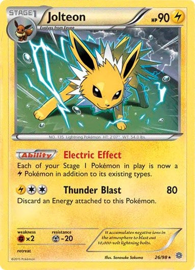 Image for Jolteon - 26/98 (Cosmos Holo) (026/098) (Miscellaneous Cards & Products) - Pokemon