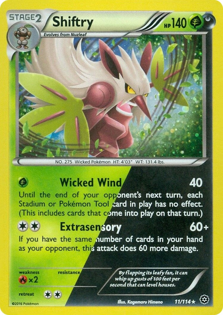 Image for Shiftry - 11/114 (Cosmos Holo) (011/114) (Miscellaneous Cards & Products) - Pokemon
