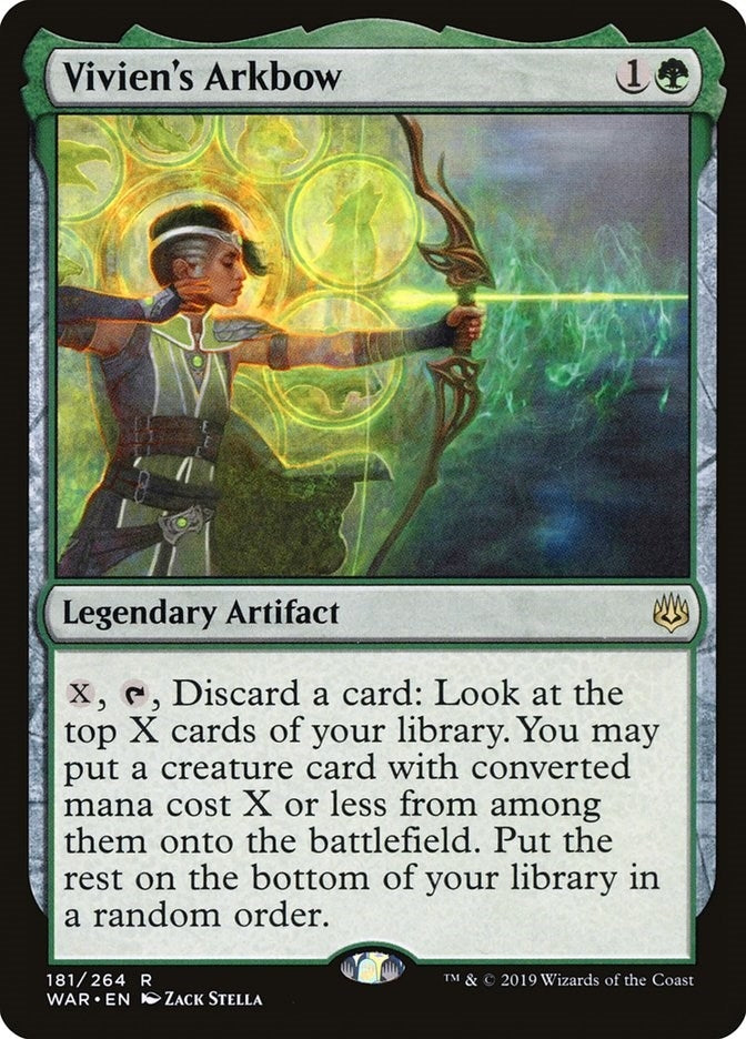 Image for Vivien's Arkbow (181) - Magic: The Gathering