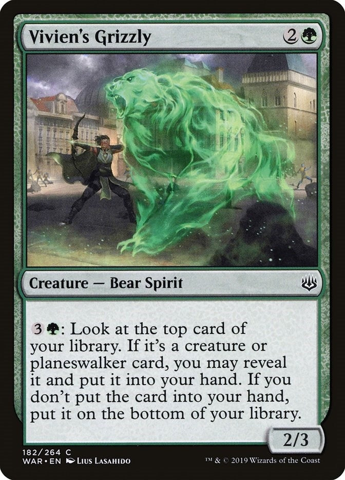 Image for Vivien's Grizzly (182) - Magic: The Gathering