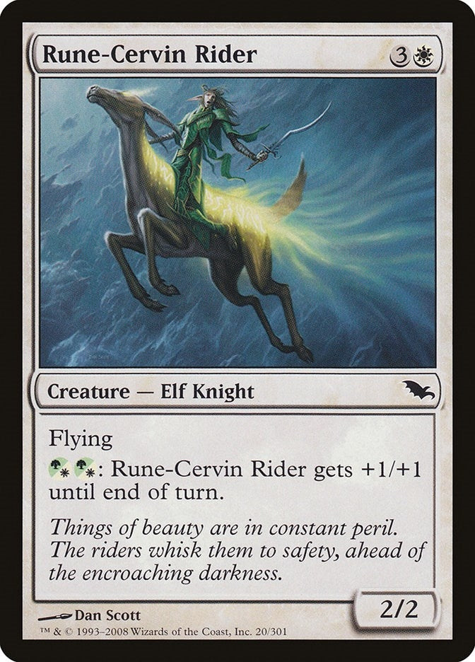 Rune-Cervin Rider (20) (Shadowmoor)