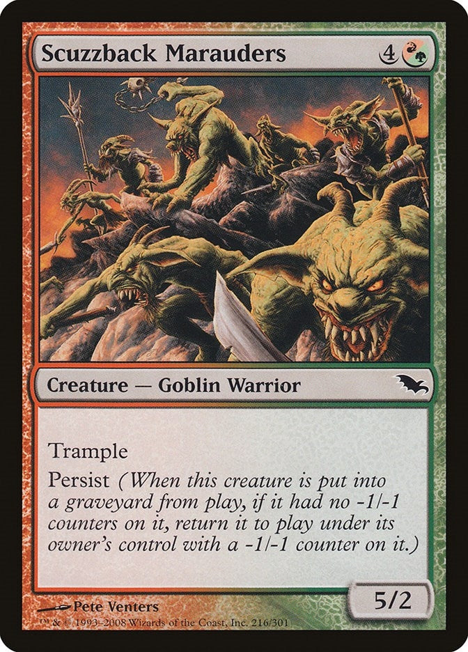 Scuzzback Marauders (216) (Shadowmoor)