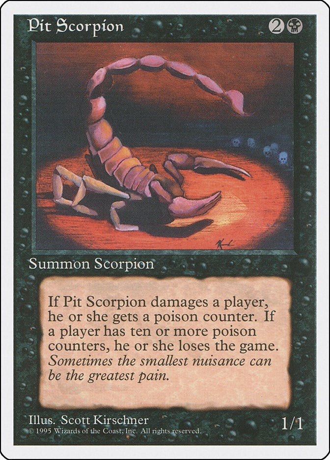Pit Scorpion (Fourth Edition)