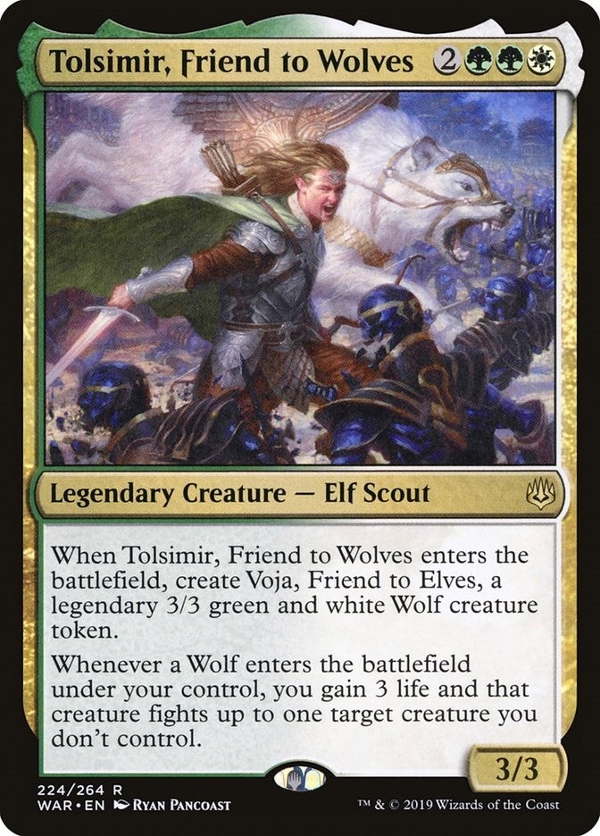 Image for Tolsimir, Friend to Wolves (224) - Magic: The Gathering