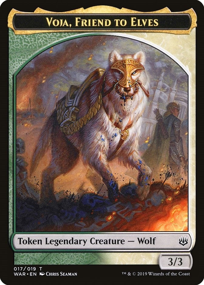 Voja, Friend to Elves Token (17) (War of the Spark)