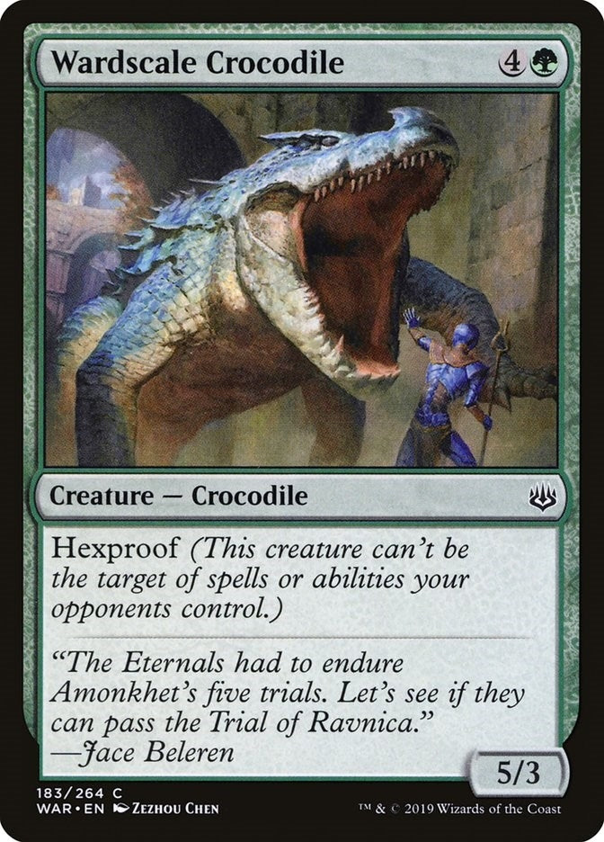 Image for Wardscale Crocodile (183) - Magic: The Gathering