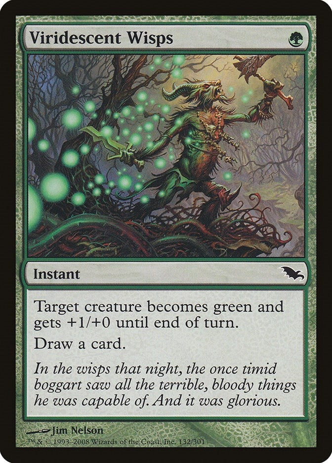 Viridescent Wisps (132) (Shadowmoor)