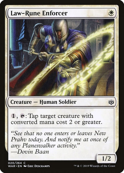 Law-Rune Enforcer (20) (War of the Spark)