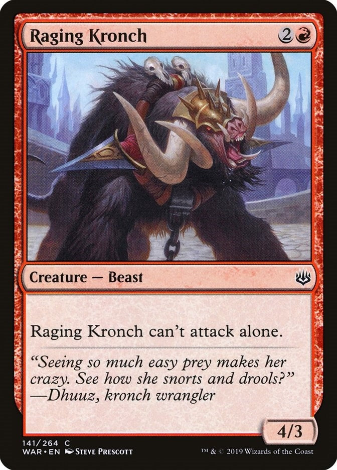 Raging Kronch (141) (War of the Spark)