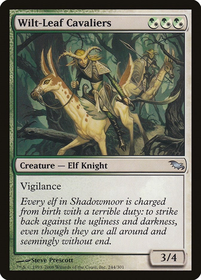 Wilt-Leaf Cavaliers (244) (Shadowmoor)
