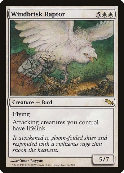 Windbrisk Raptor (26) (Shadowmoor)